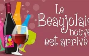 Soirée beaujolais nouveau NOUBLIEZ PAS VOS VERRES ET COUVERTS